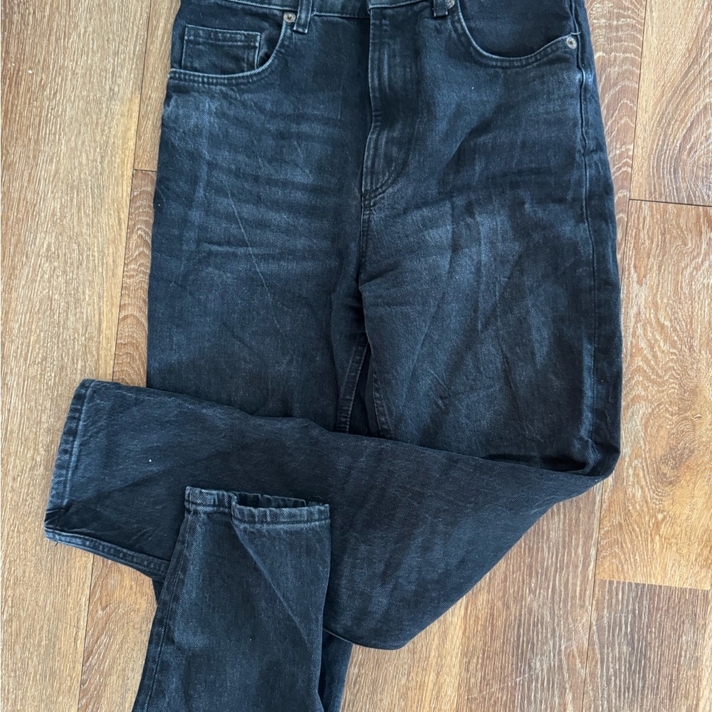 Zara Black Slim Jeans Modern Minimalist Style